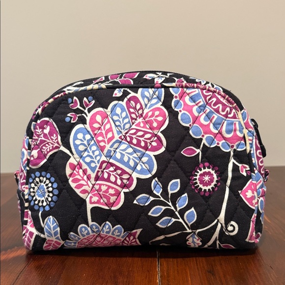 Vera Bradley Medium Cosmetic Bag Alpine Floral - Picture 3 of 12